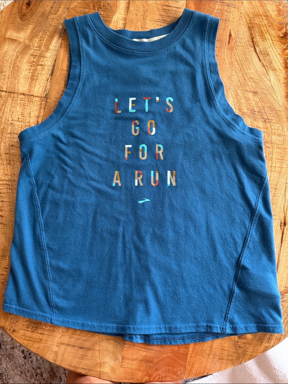 Brooks Run Happy Tank Top S Let’s go For a Run